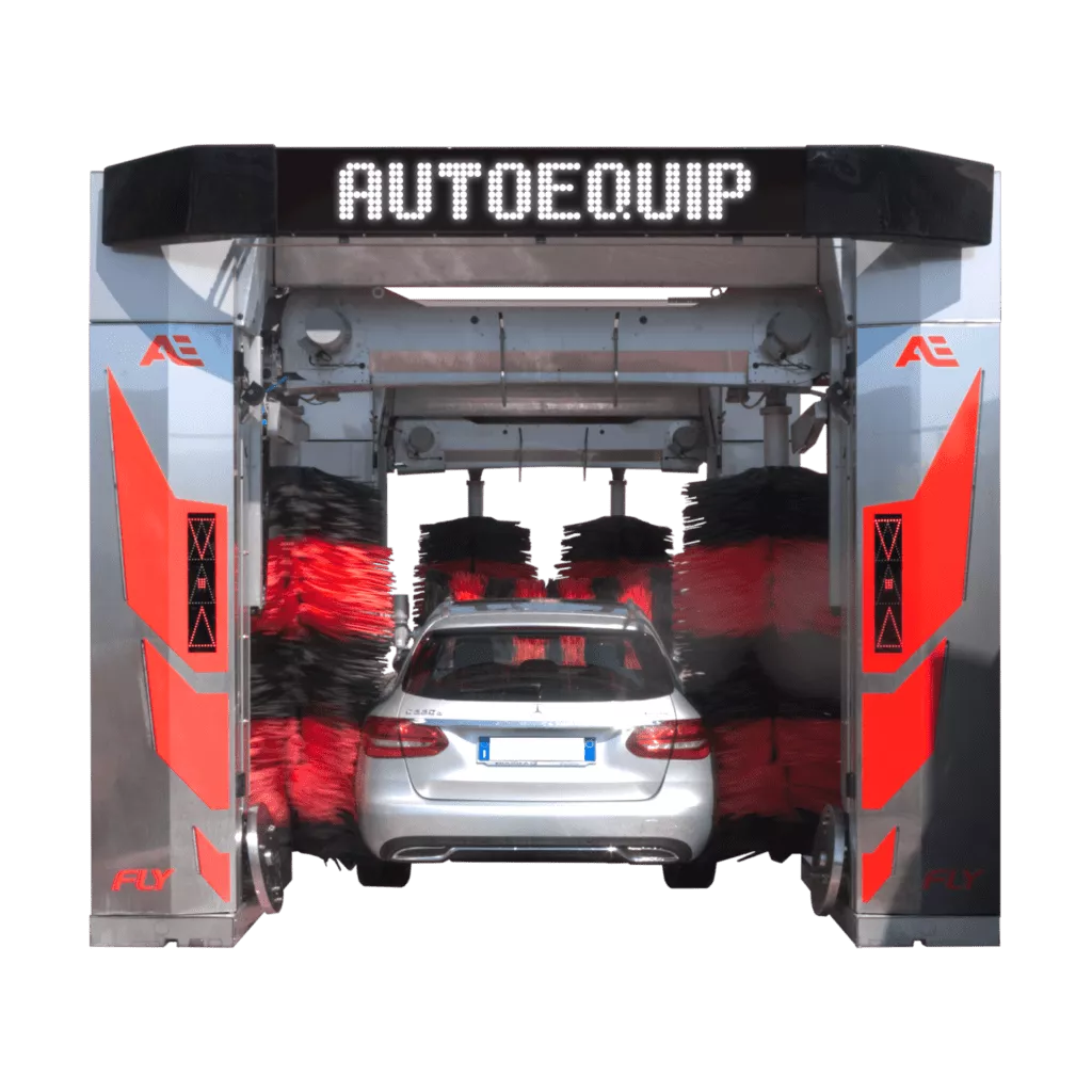 купить автоматическую портальную автомойку под ключ Автоматическая портальная автомойка с пятью щетками FLY-5