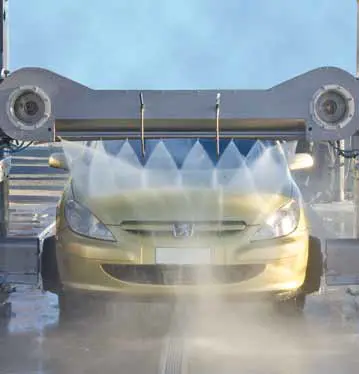 стоимость автомойки со щетками под ключ Автоматическая портальная автомойка с пятью щетками FLY-5. Контурная мойка высоким давлением